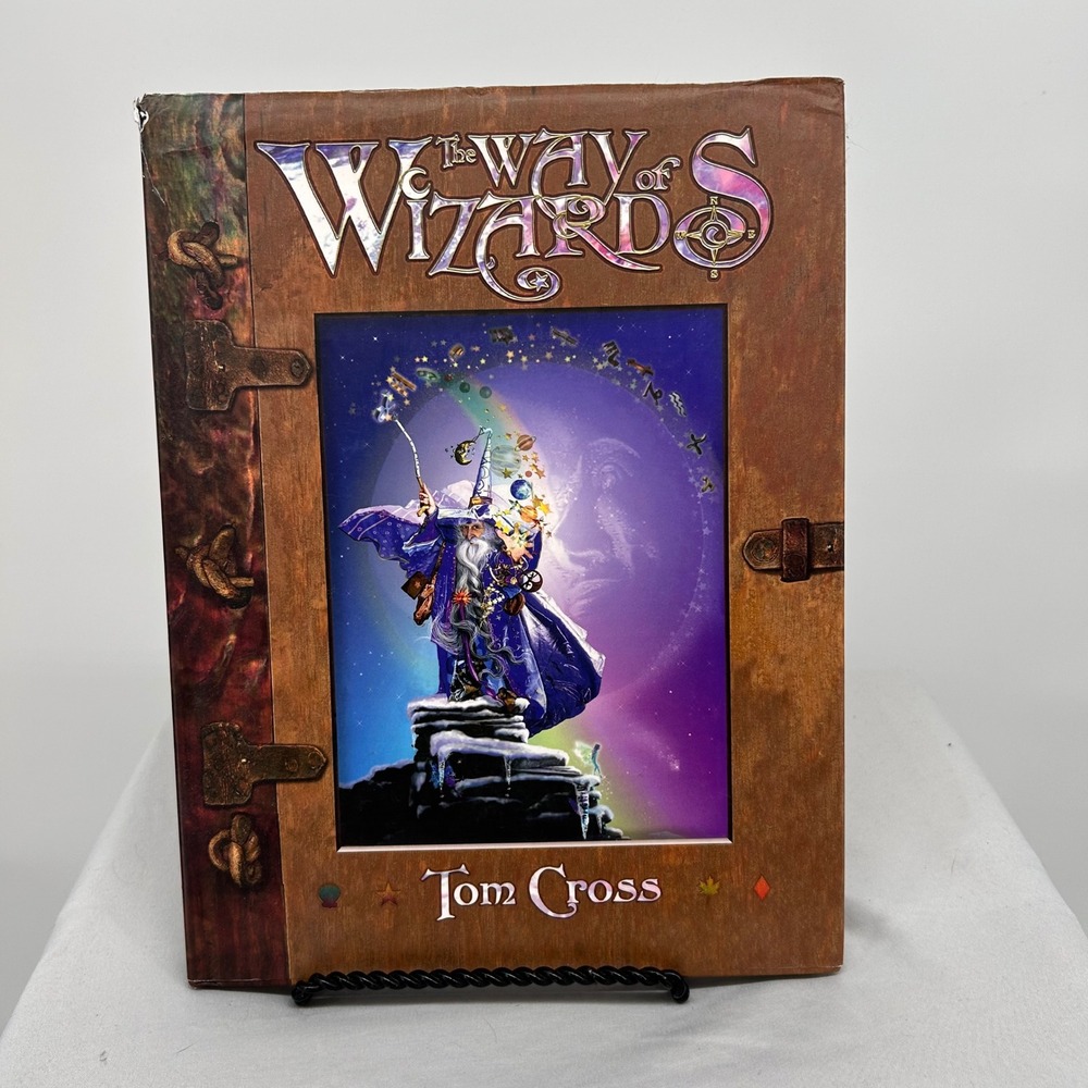 The Way of Wizards Tom Cross Hardcover Fantasy Art Book Magic Wizards‎ Moon